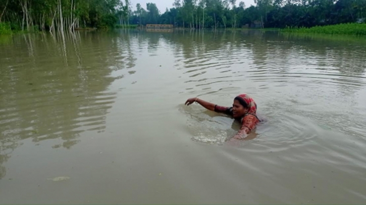 পানির নিচে ৬ হাজার হেক্টর ফসলি জমি 