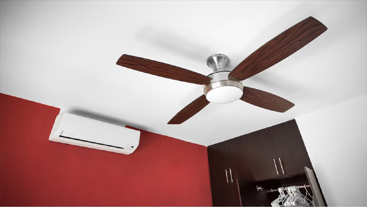 এসি এবং সিলিং ফ্যান একসঙ্গে চালানো যাবে কী?