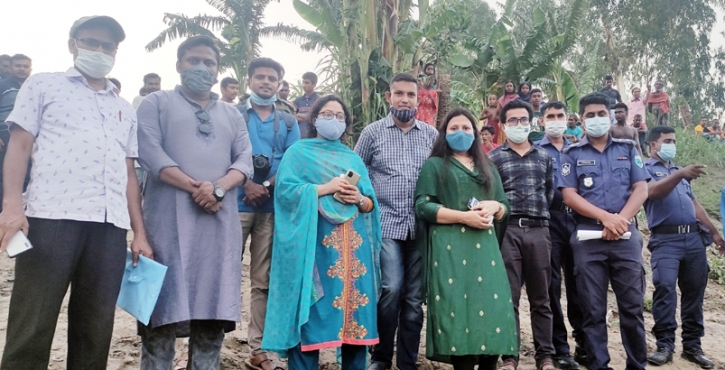 বগুড়ায় অবৈধ বালুর পয়েন্টে অভিযান, খননযন্ত্র ও বালু নিলামে বিক্রি