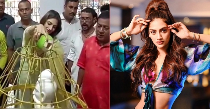 পূজা দিয়ে নুসরাত বললেন, ‘এটা আমার সৌভাগ্য’ পূজা দিয়ে নুসরাত বললেন, ‘এটা আমার সৌভাগ্য’